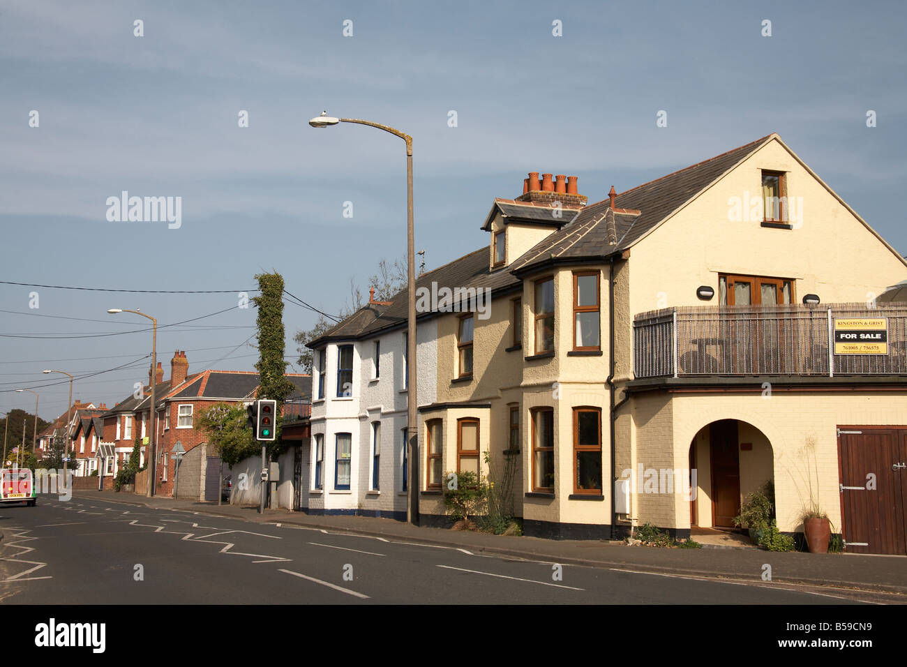 Houses in Yarmouth Isle of Wight England UK Stock Photo Alamy