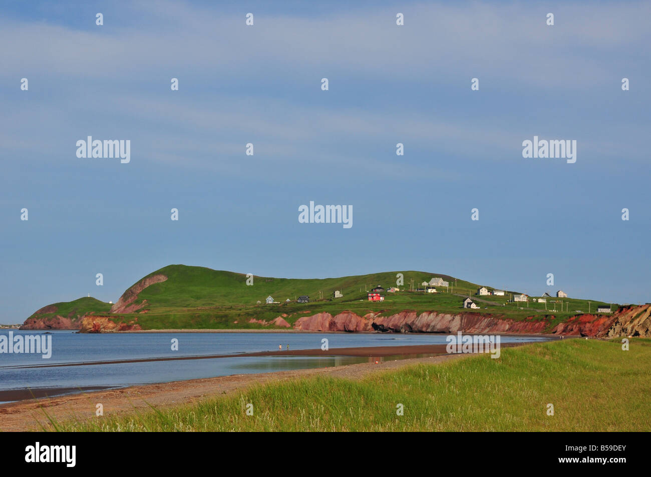 Havre Aubert Iles de la Madeleine Stock Photo Alamy