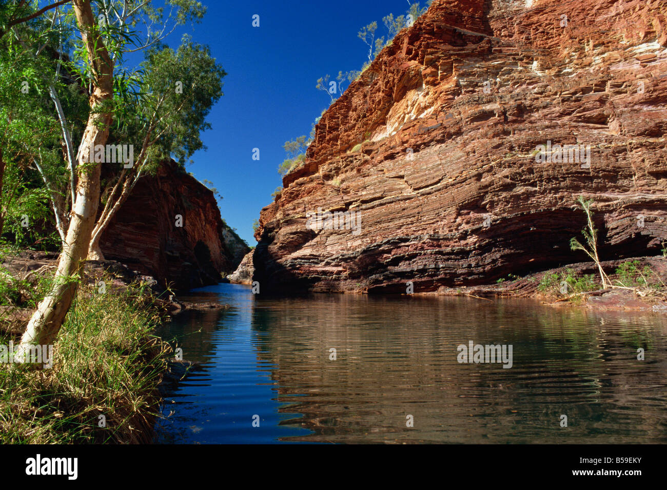 Hamersley Gorge, Karijini National Park, Pilbara, Western Australia, Australia, Pacific Stock Photo
