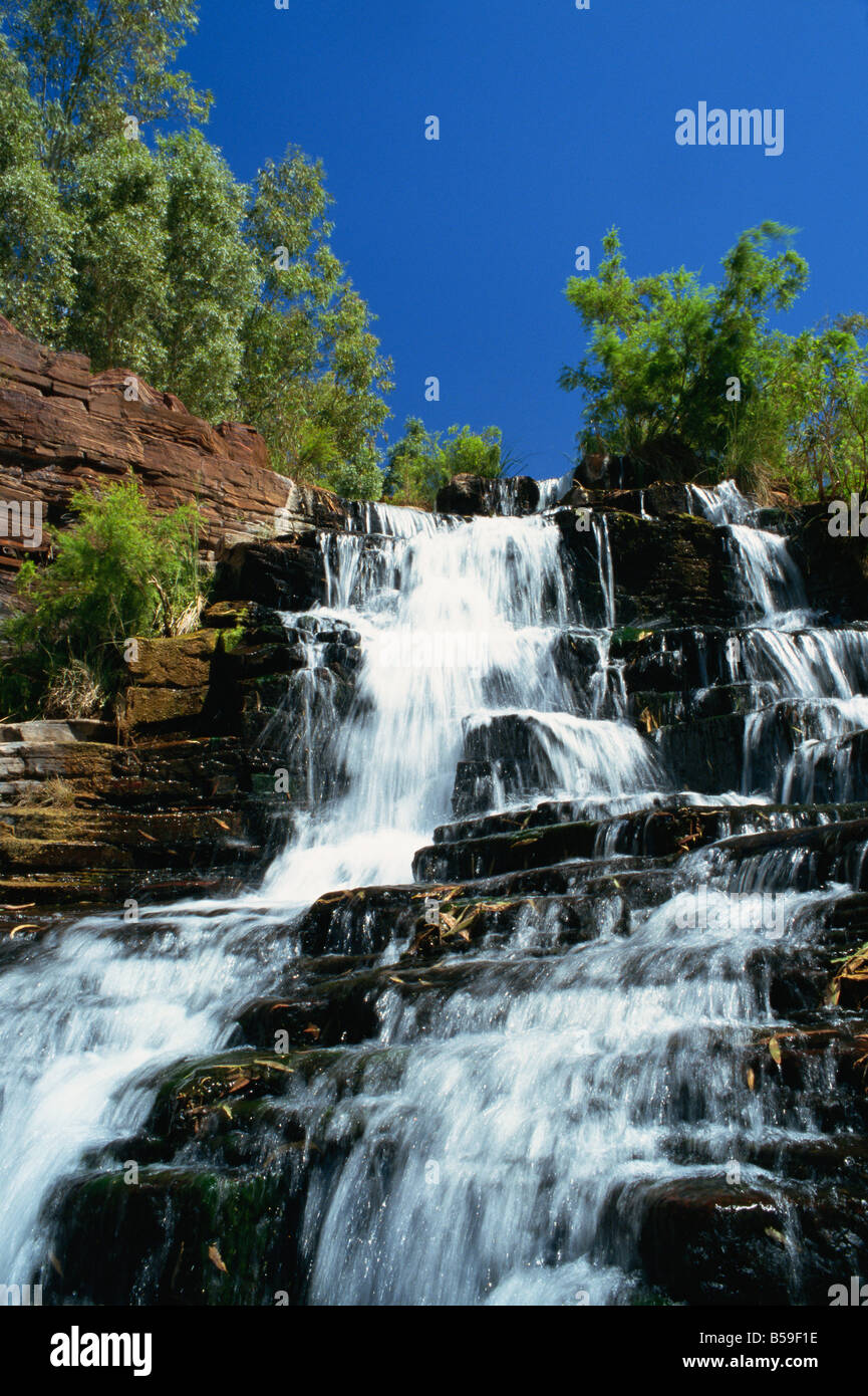 Fortescue Falls, Karijini National Park, Pilbara, Western Australia, Australia, Pacific Stock Photo
