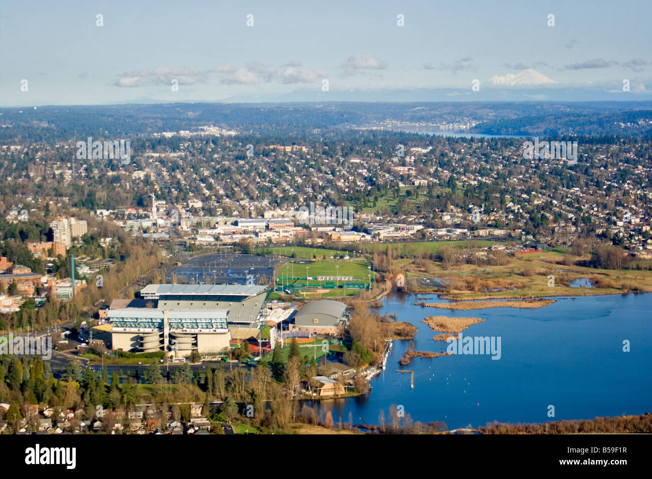 University of Washington Husky Stadium Seatle Wa USA Stock Photo