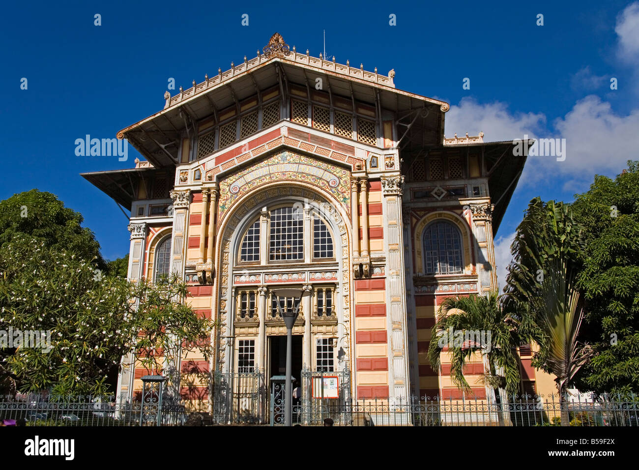 Bibliotheque Schoelcher (library), Fort-de-France, Martinique, French  Antilles, West Indies, Caribbean, Central America Stock Photo - Alamy