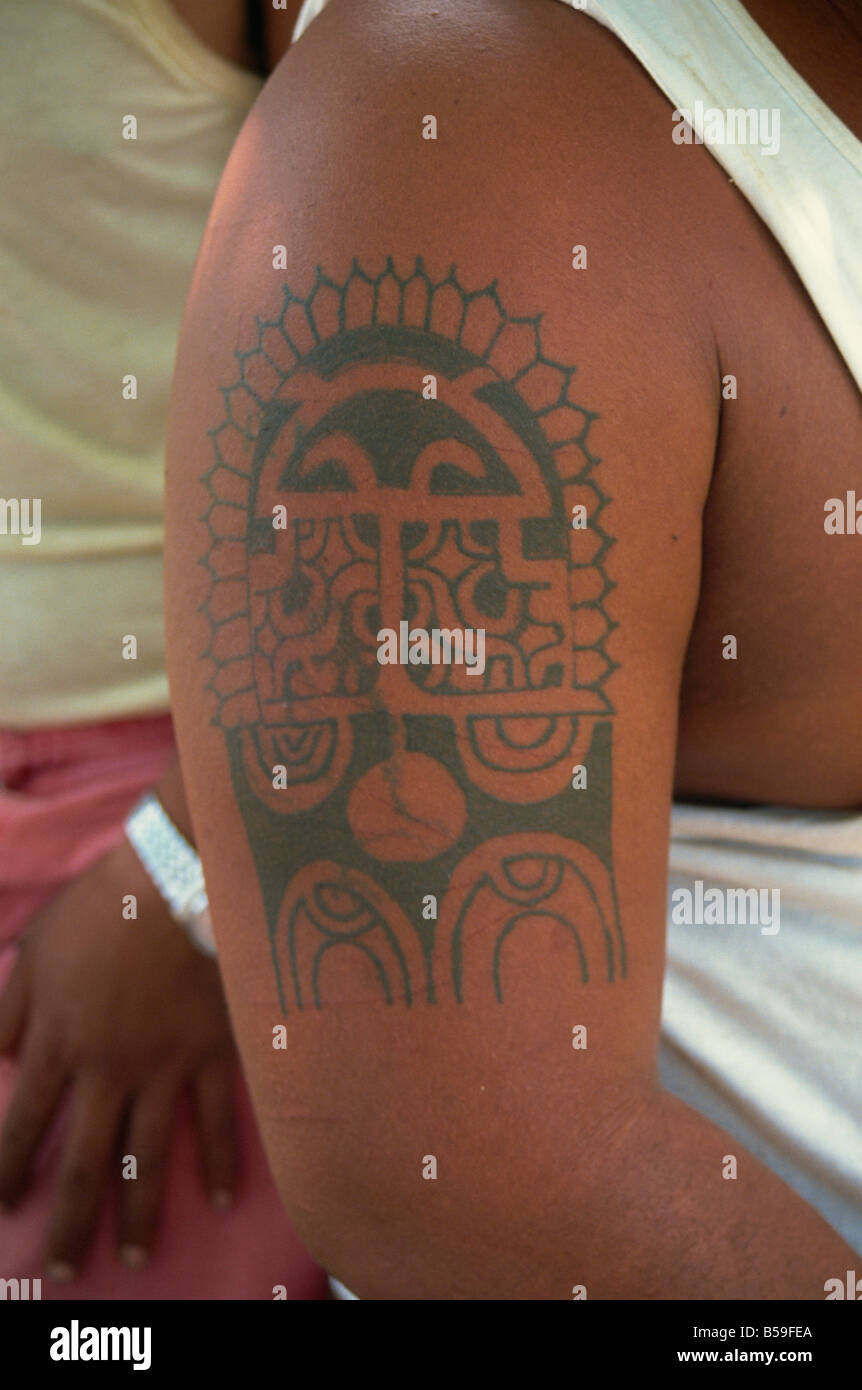 Polynesian tattoo hi-res stock photography and images - Alamy