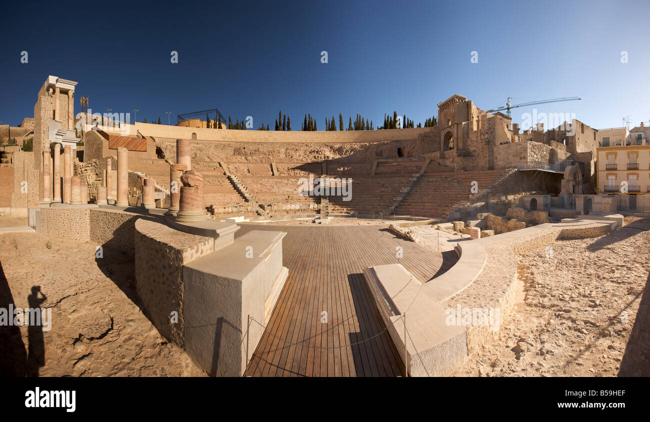 Teatro Romano de Cartagena Stock Photo