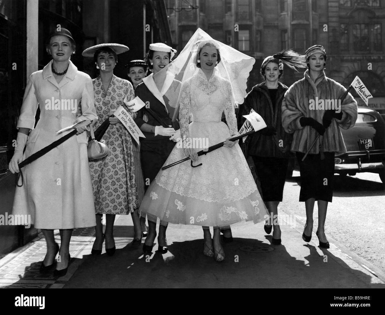 London's Fashion Parade in Bond Street. In presenting the avenue of ...