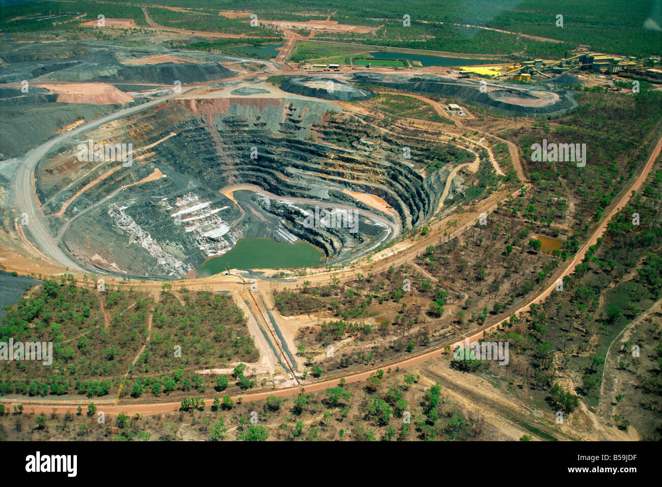 Ranger Uranium mine in Kakadu National Park, Northern Territory, Australia Stock Photo