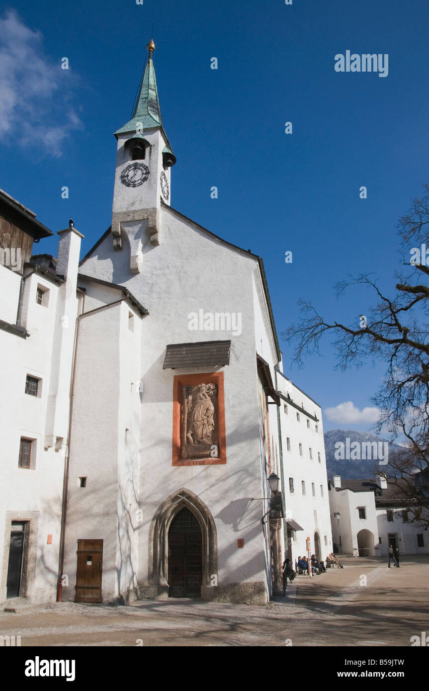 Church of St. George in the Hohensalzburg Fortress, Salzburg, Austria, Europe Stock Photo