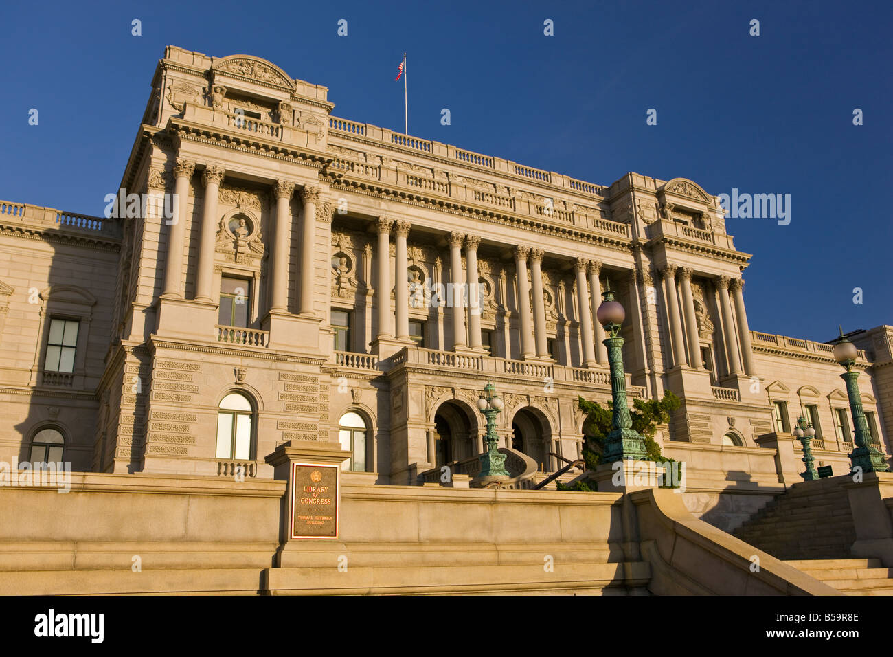 WASHINGTON DC USA Library of Congress Thomas Jefferson Building Stock Photo