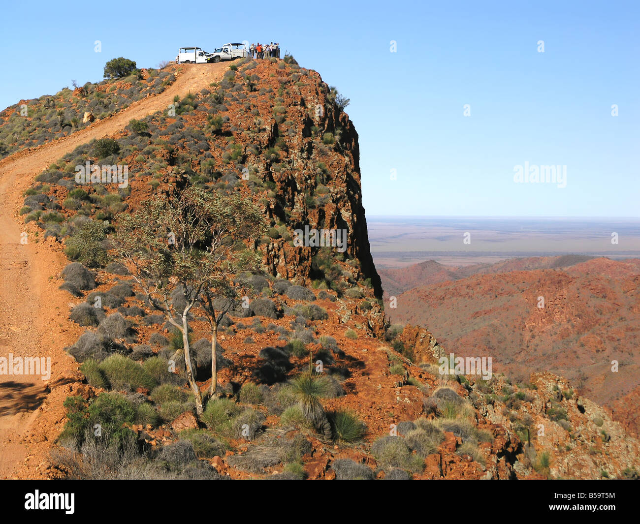 sillers lookout gammon ranges south australia Stock Photo