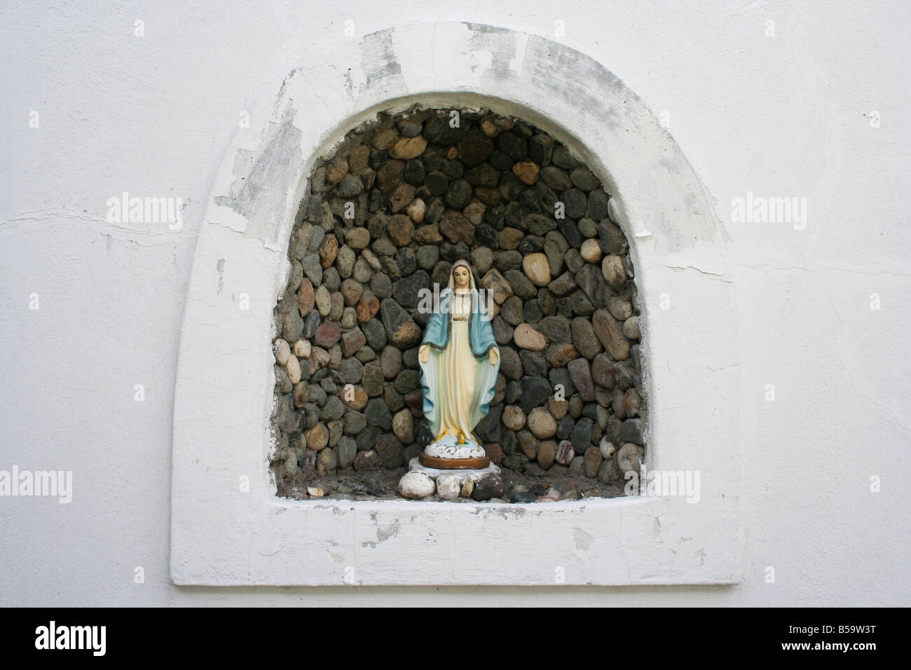 Virgin Mary statue, Cuenca, Ecuador, South America Stock Photo Alamy
