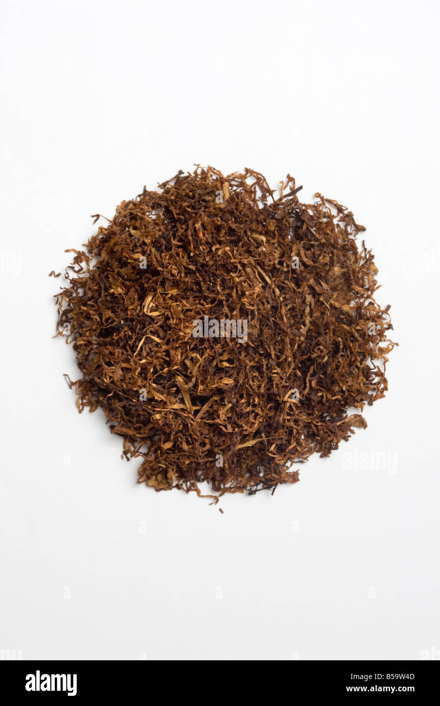 Hand Rolling Tobacco Stock Photo