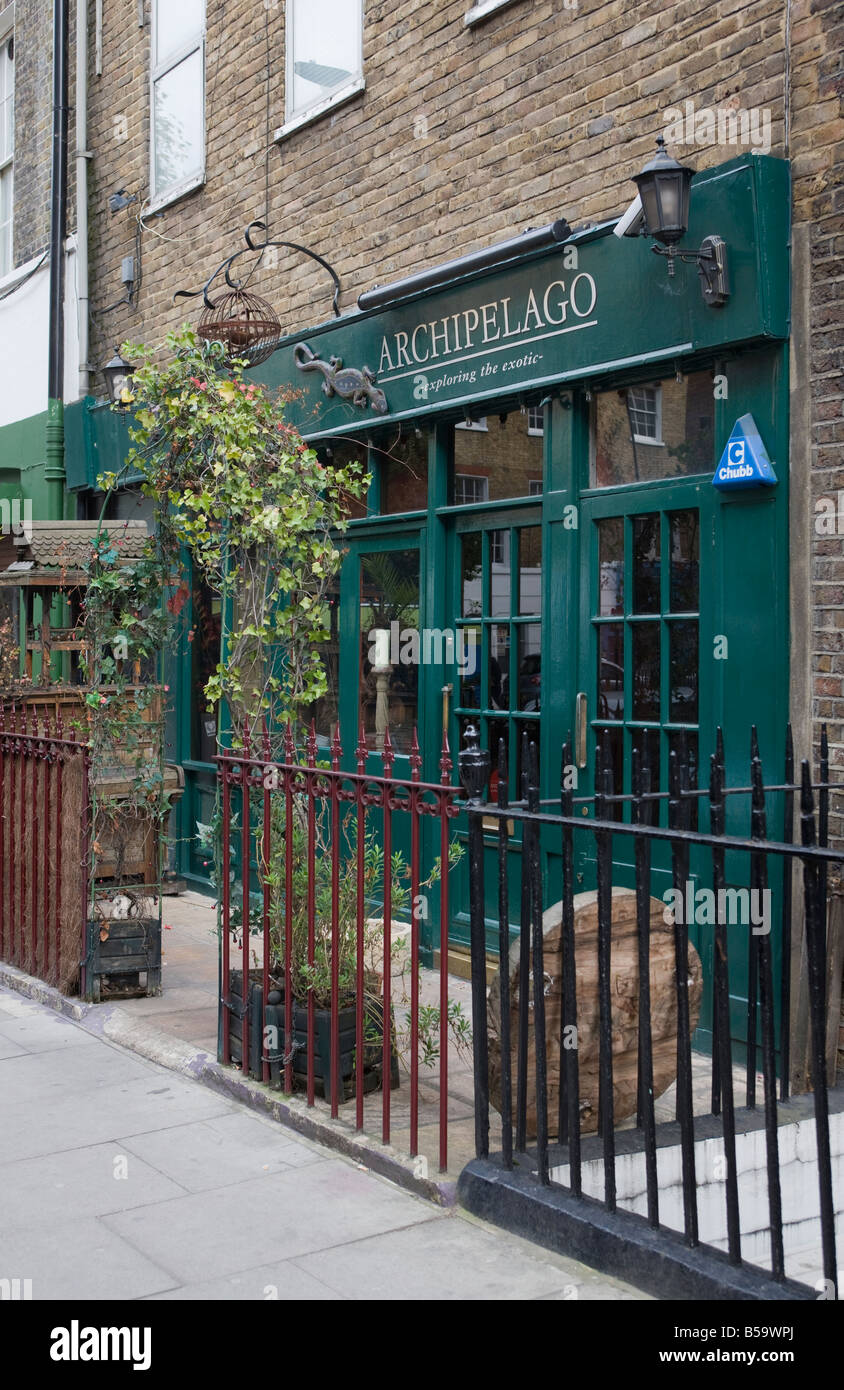 Archipelago Restaurant Whitfield Street London Stock Photo Alamy