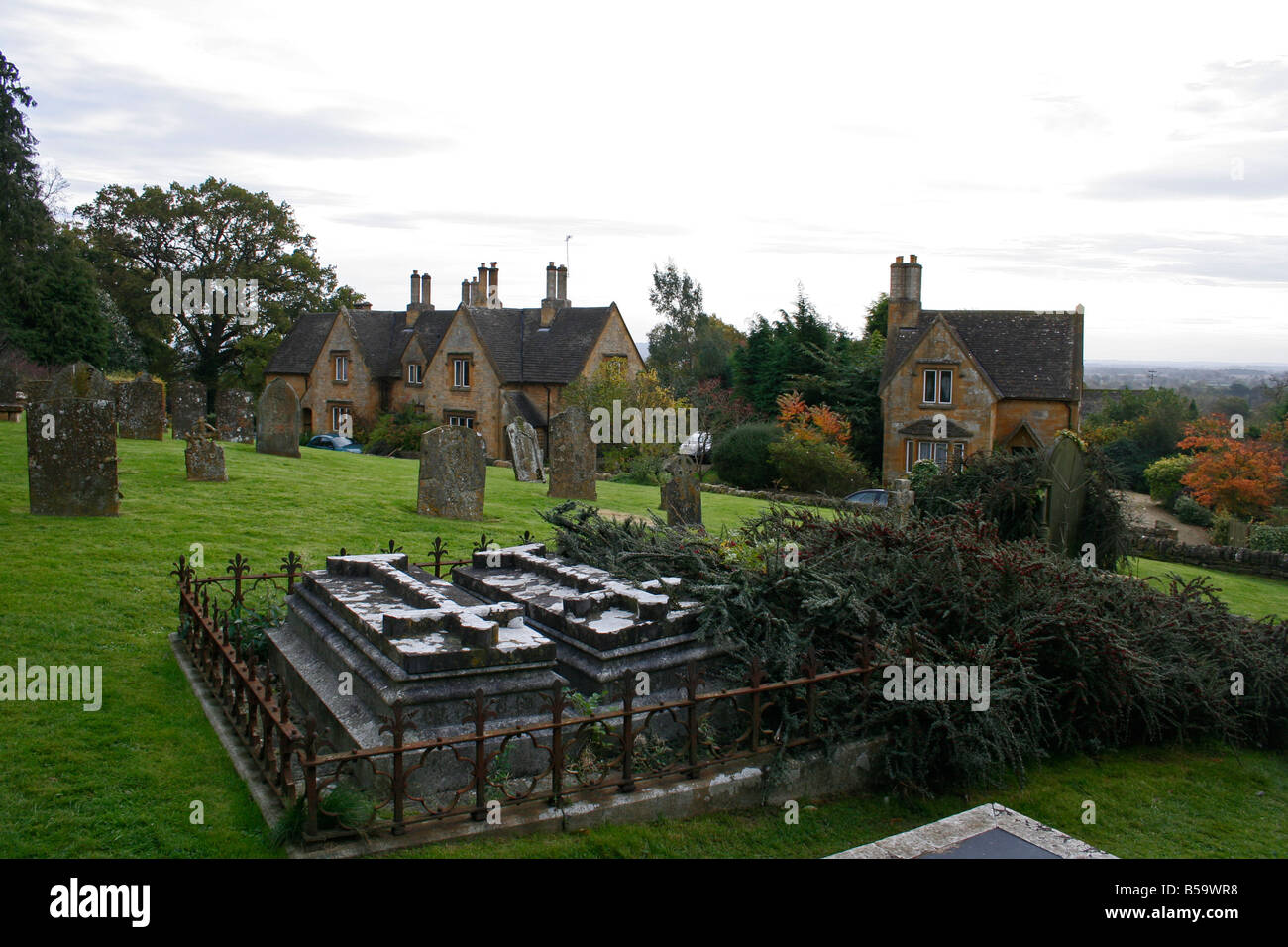Batsford Village Stock Photo Alamy