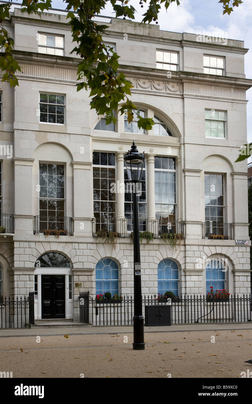 Fitzroy Square London Stock Photo Alamy