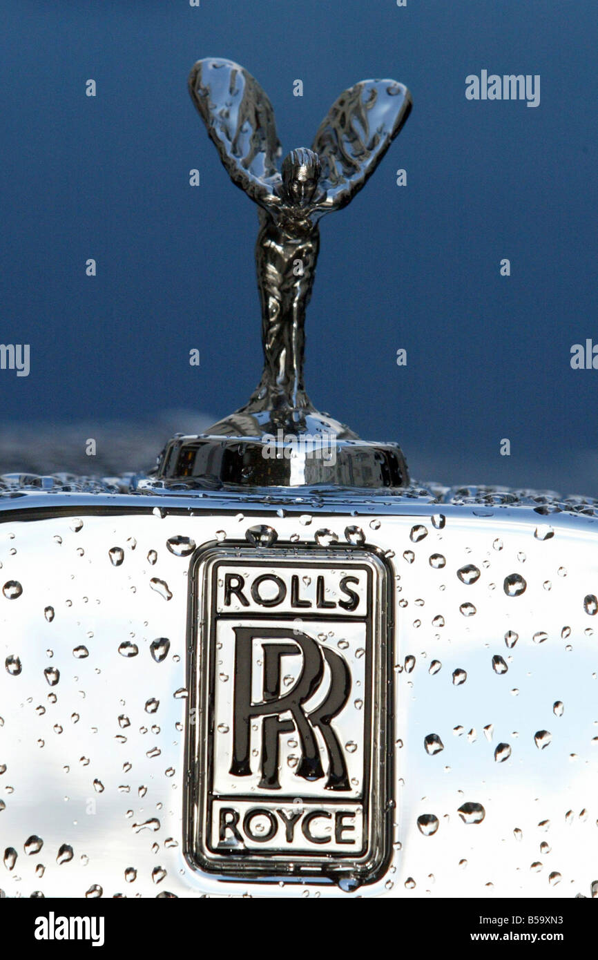 Logo of Rolls Royce Stock Photo
