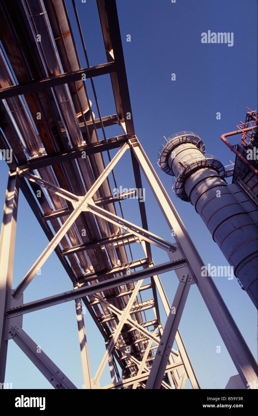 Barka Desalination plant industry near muscat oman middle east Stock