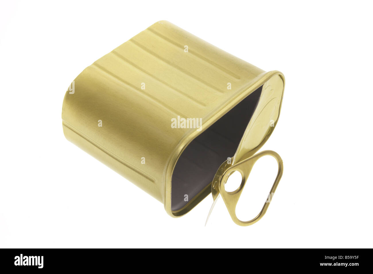 Ring Pull Tin Can Stock Photo Alamy