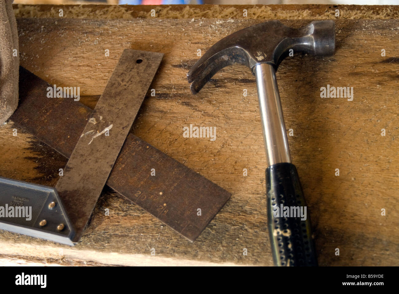 Carpenter's tools Stock Photo Alamy