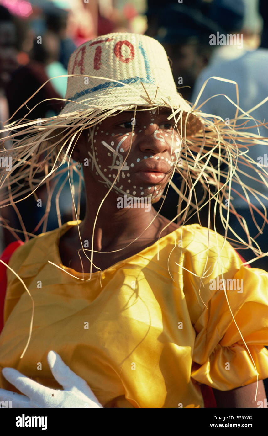 Carnival, Port au Prince, Haiti, West Indies, Central America Stock Photo
