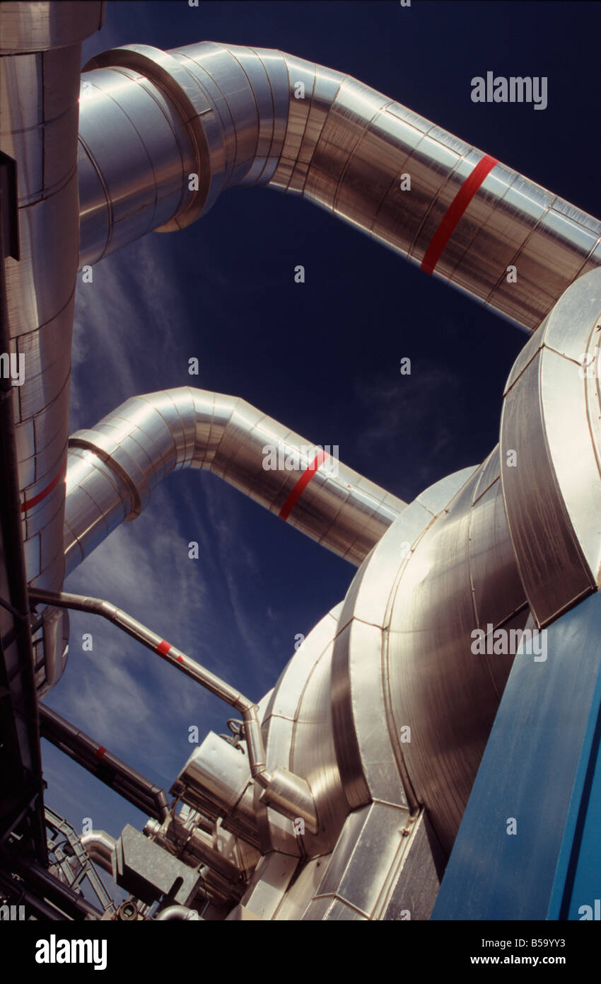 Barka Desalination plant industry near muscat oman middle east Stock