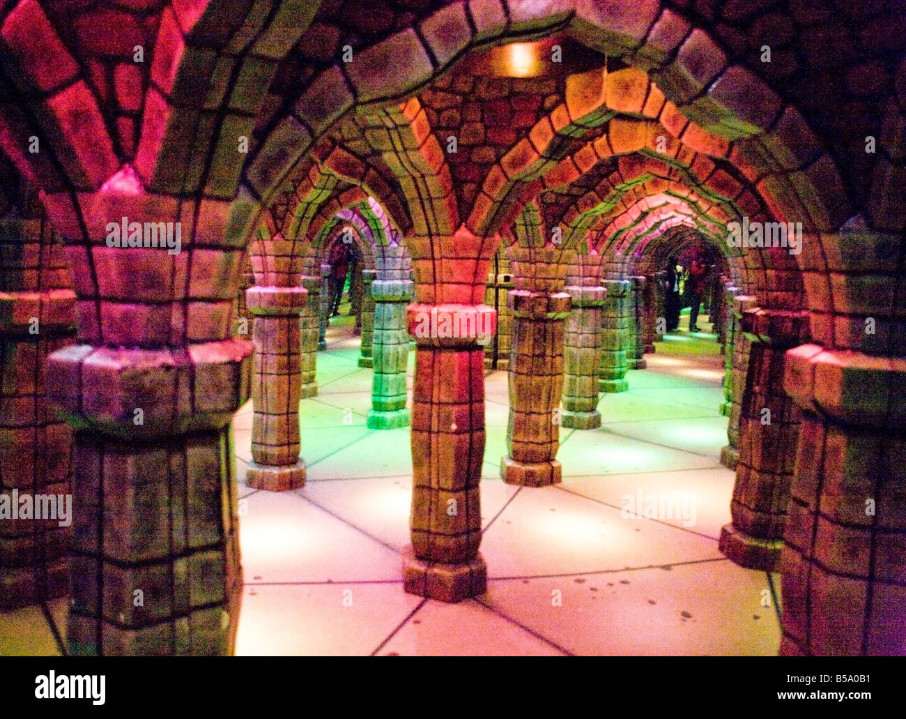 Labarynth Of Mirrors At The London Dungeon UK Europe Stock Photo Alamy