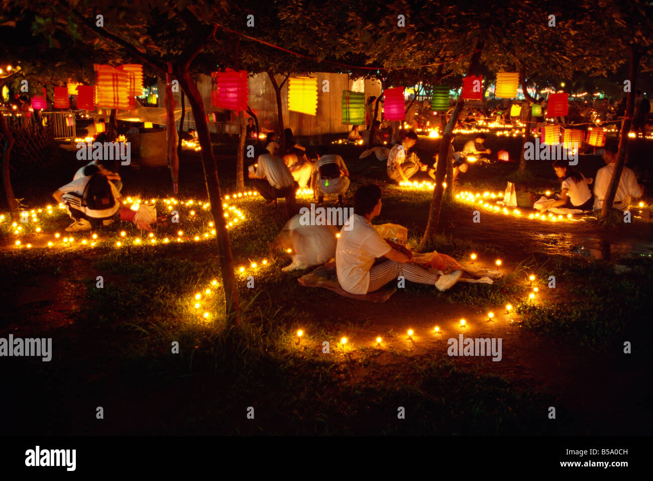 Mid Autumn Lantern festival Hong Kong T Hall Stock Photo - Alamy
