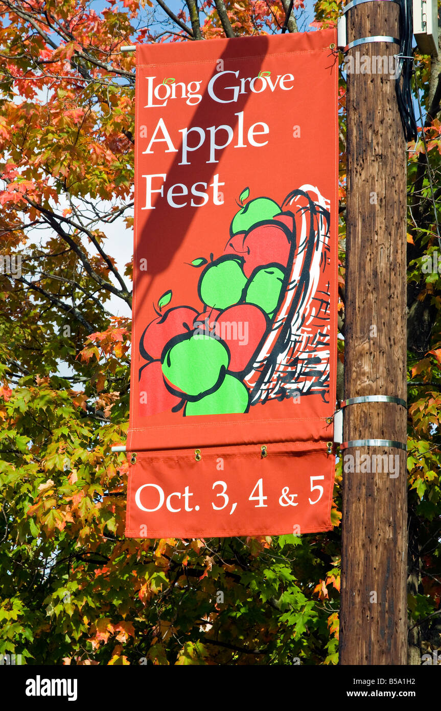 Apple Festival Sign Stock Photo Alamy