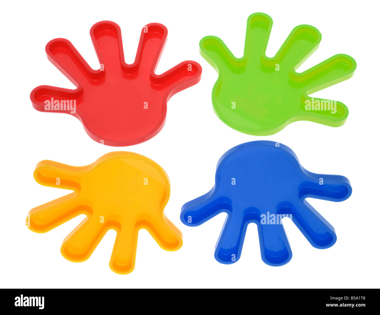 Plastic Toy Hands Stock Photo Alamy