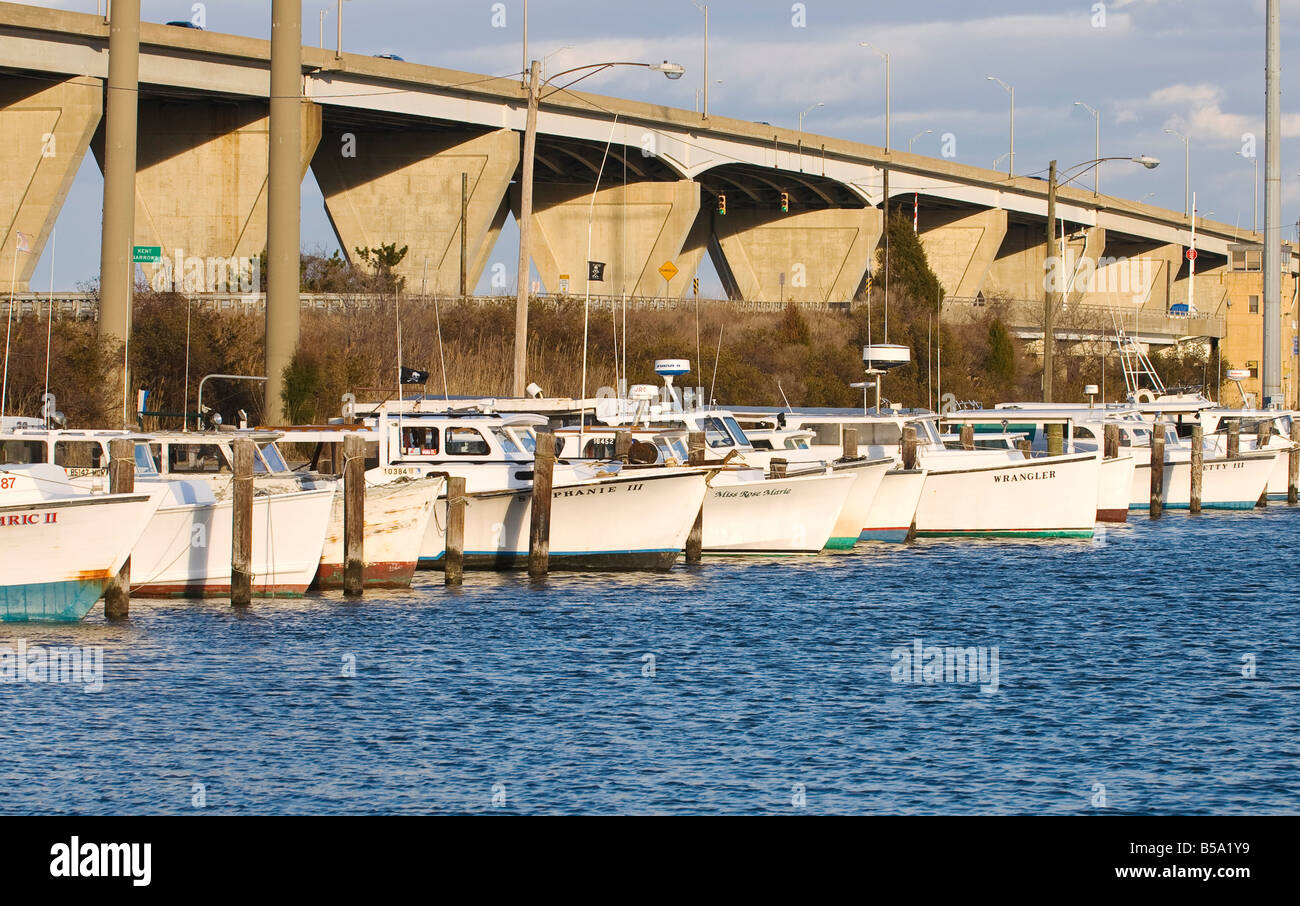 Kent Narrows work boats Stock Photo Alamy