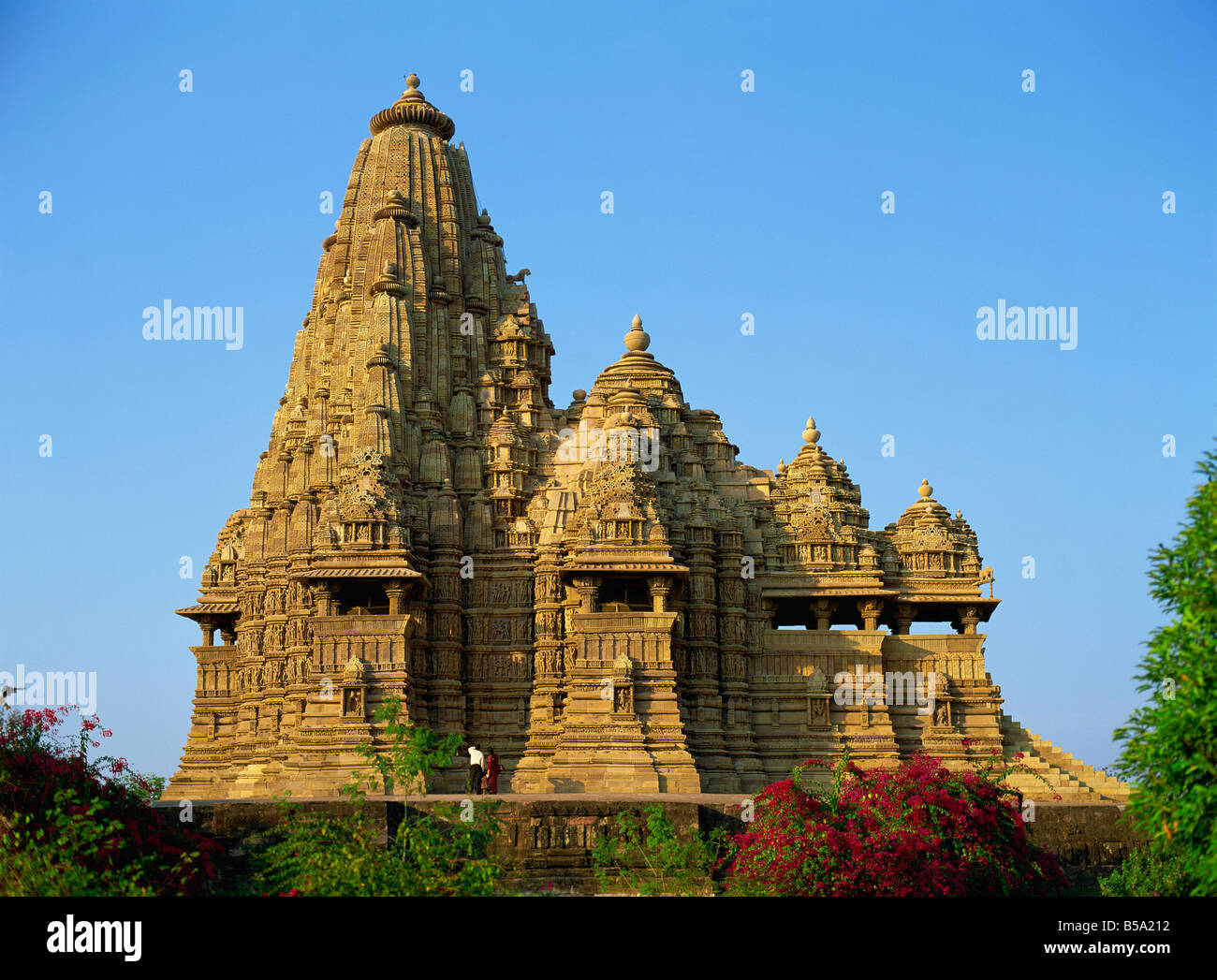 Kandariya Mahadev Temple Western Group Khajuraho UNESCO World Heritage Site Madhya Pradesh state India Asia Stock Photo