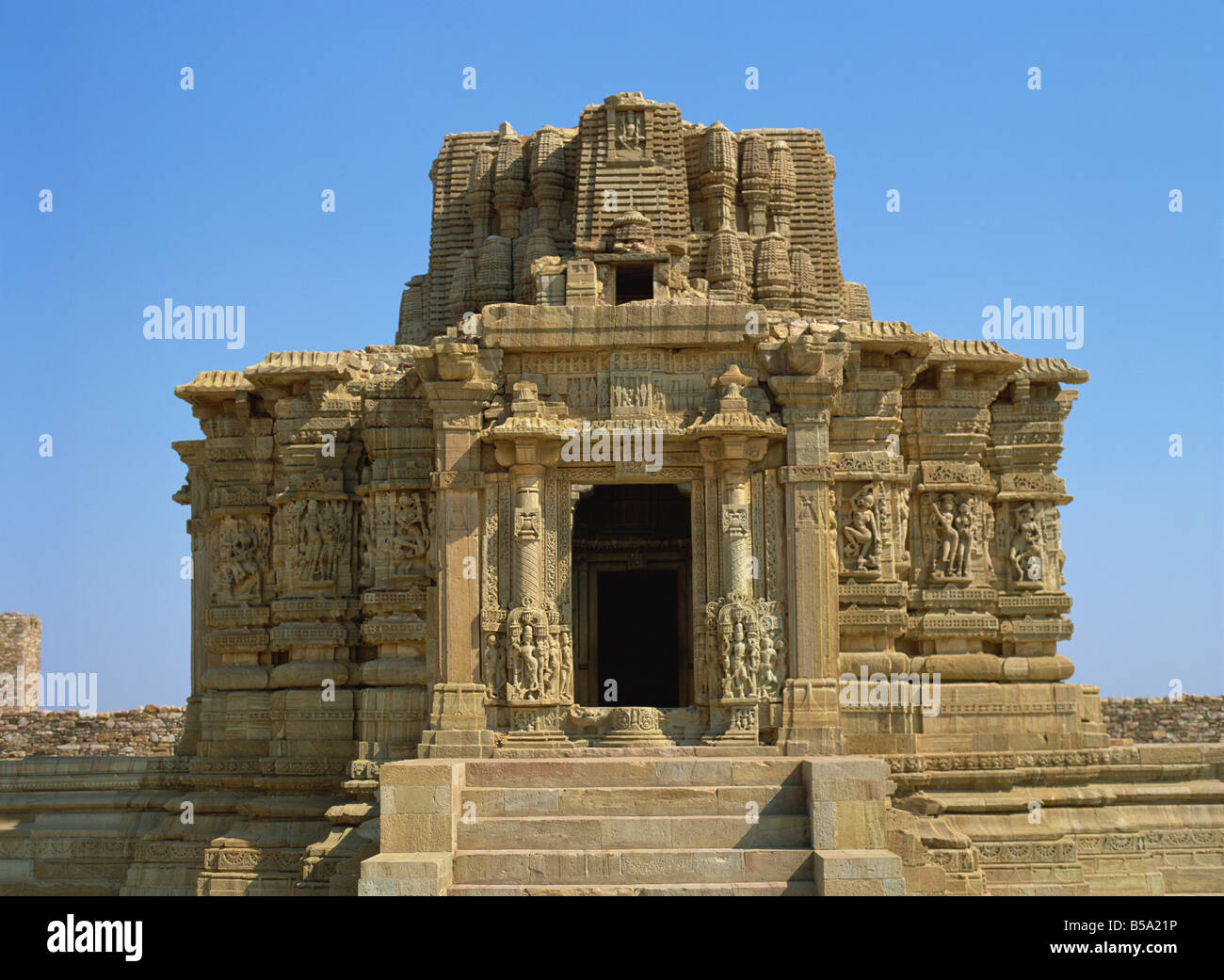 Adbhutanatha Temple dedicated to Shiva and dating from the 15th century Chittorgarh Fort Rajasthan state India Asia Stock Photo