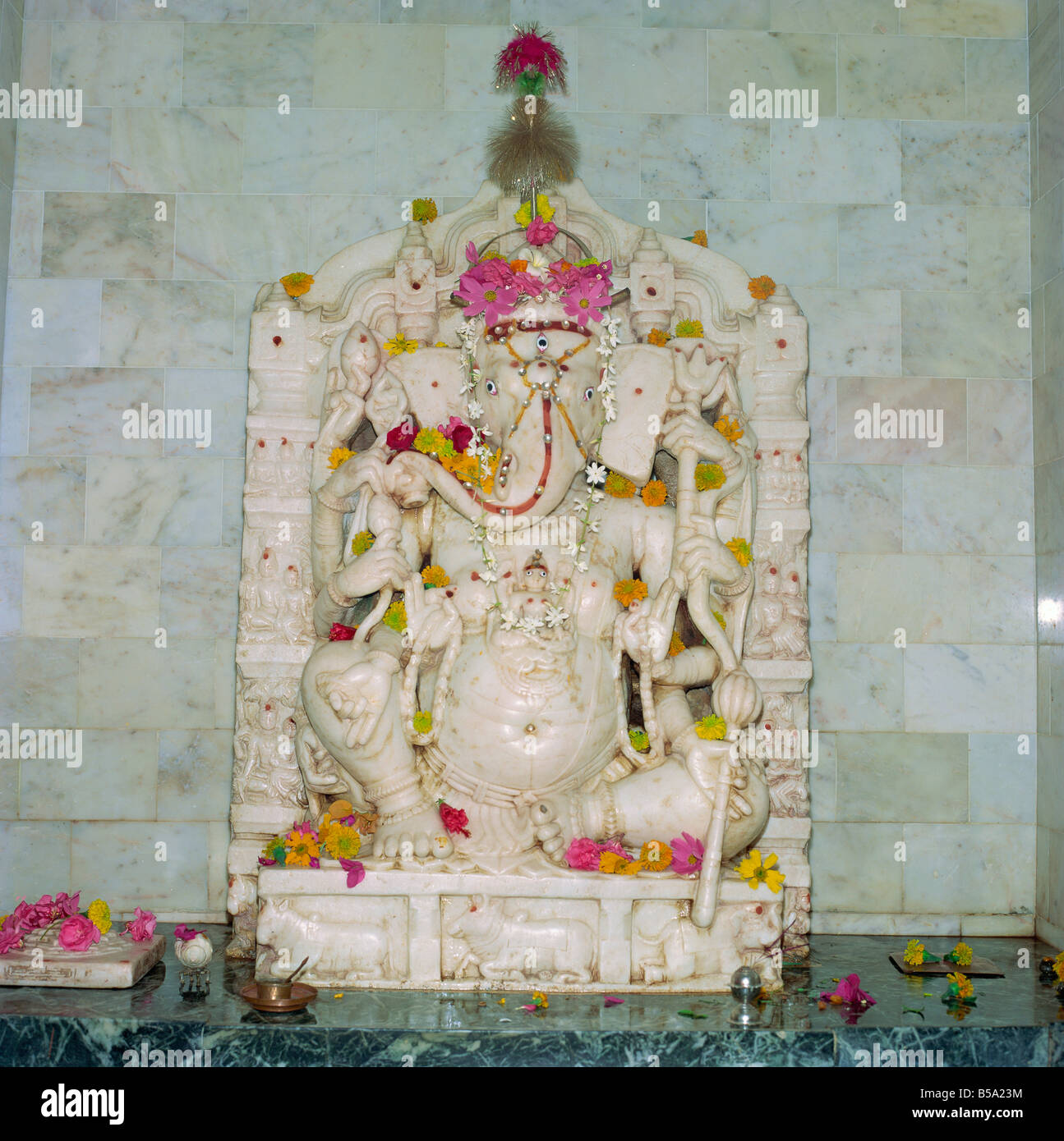 Marble statue of Vinayak Rajasthan India Asia Stock Photo Alamy