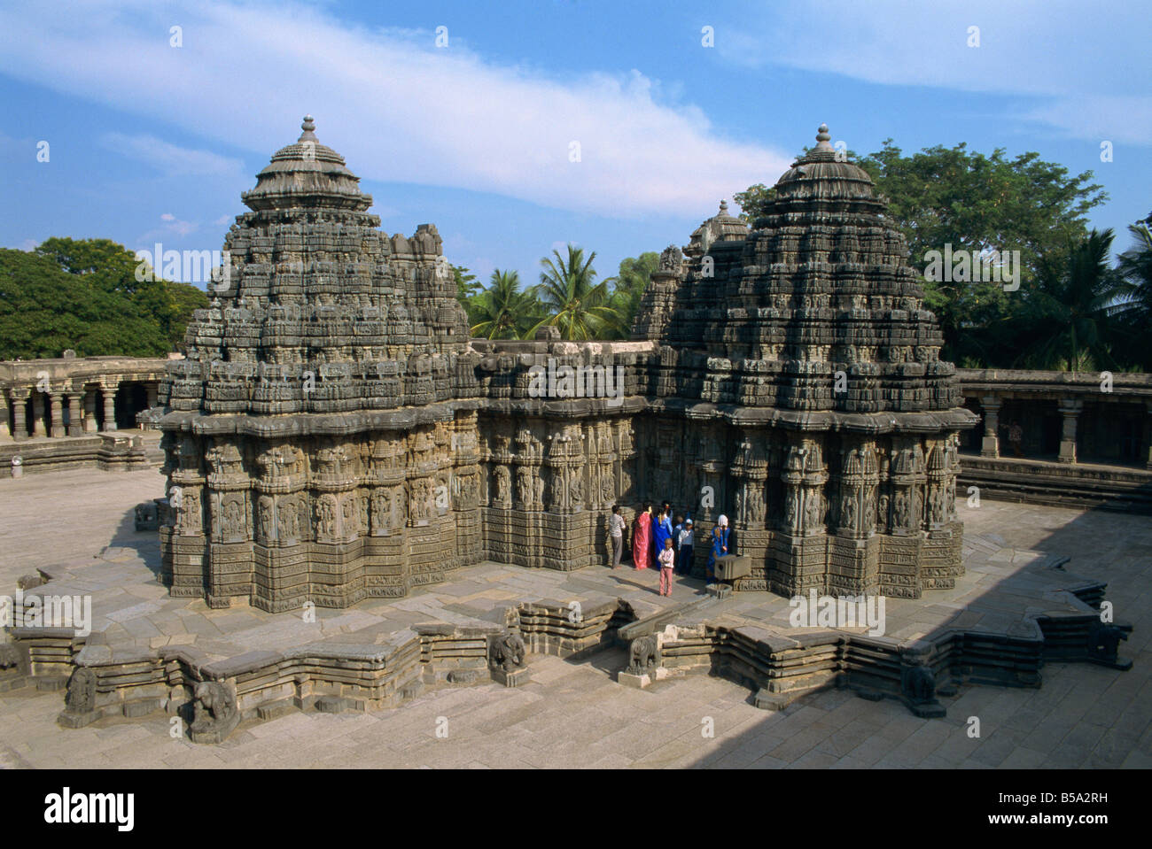 Hoysala period Somnathpur Temple, near Mysore, Karnataka, India Stock Photo