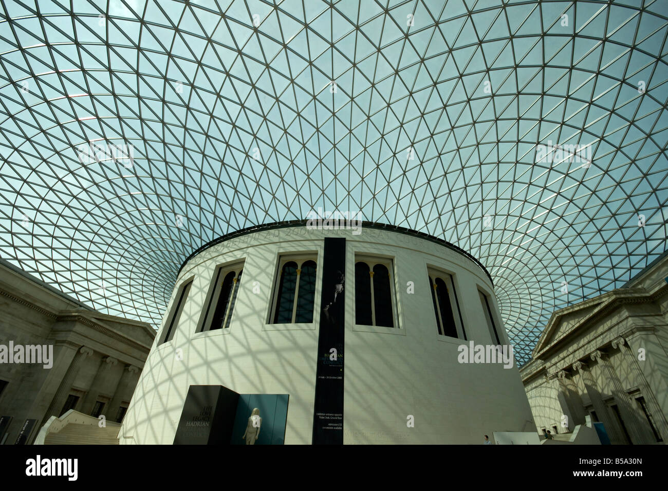 The Great Court Surrounding The Reading Room In The British