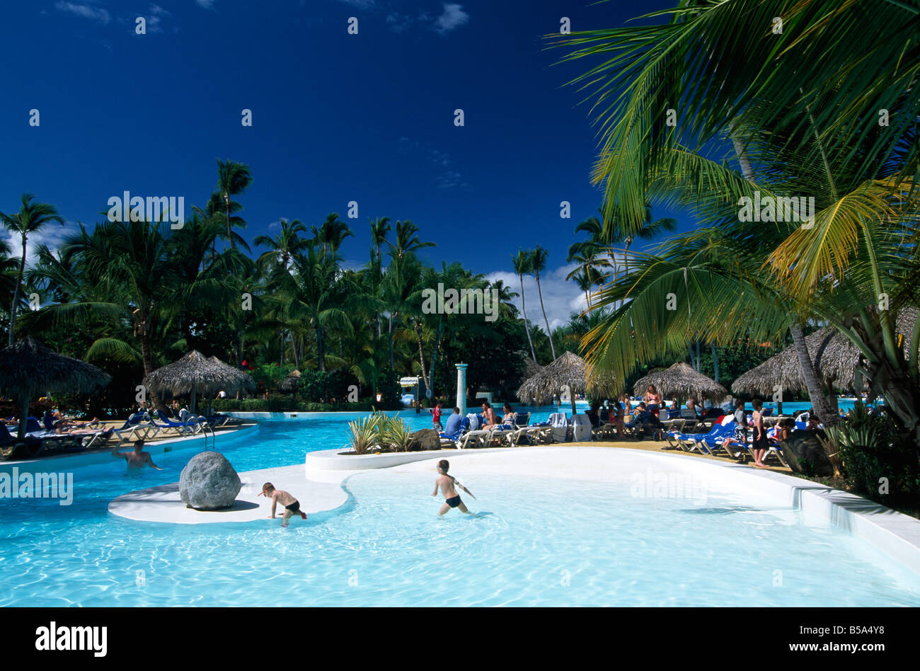 Melia Caribe Tropical Hotel in Playa Bavaro Punta Cana Dominican Republic Caribbean Stock Photo