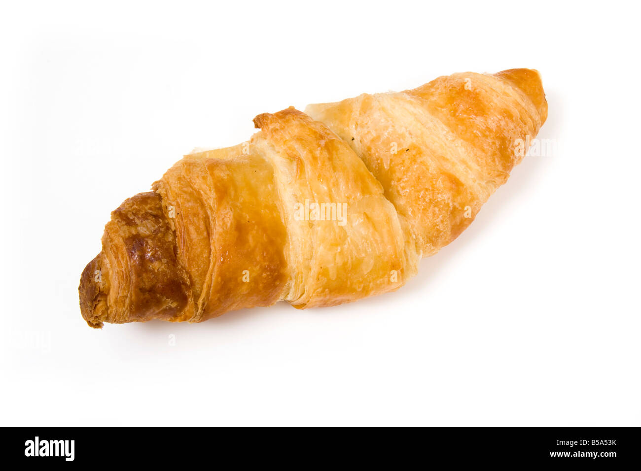 Croissant isolated on a white studio background Stock Photo - Alamy
