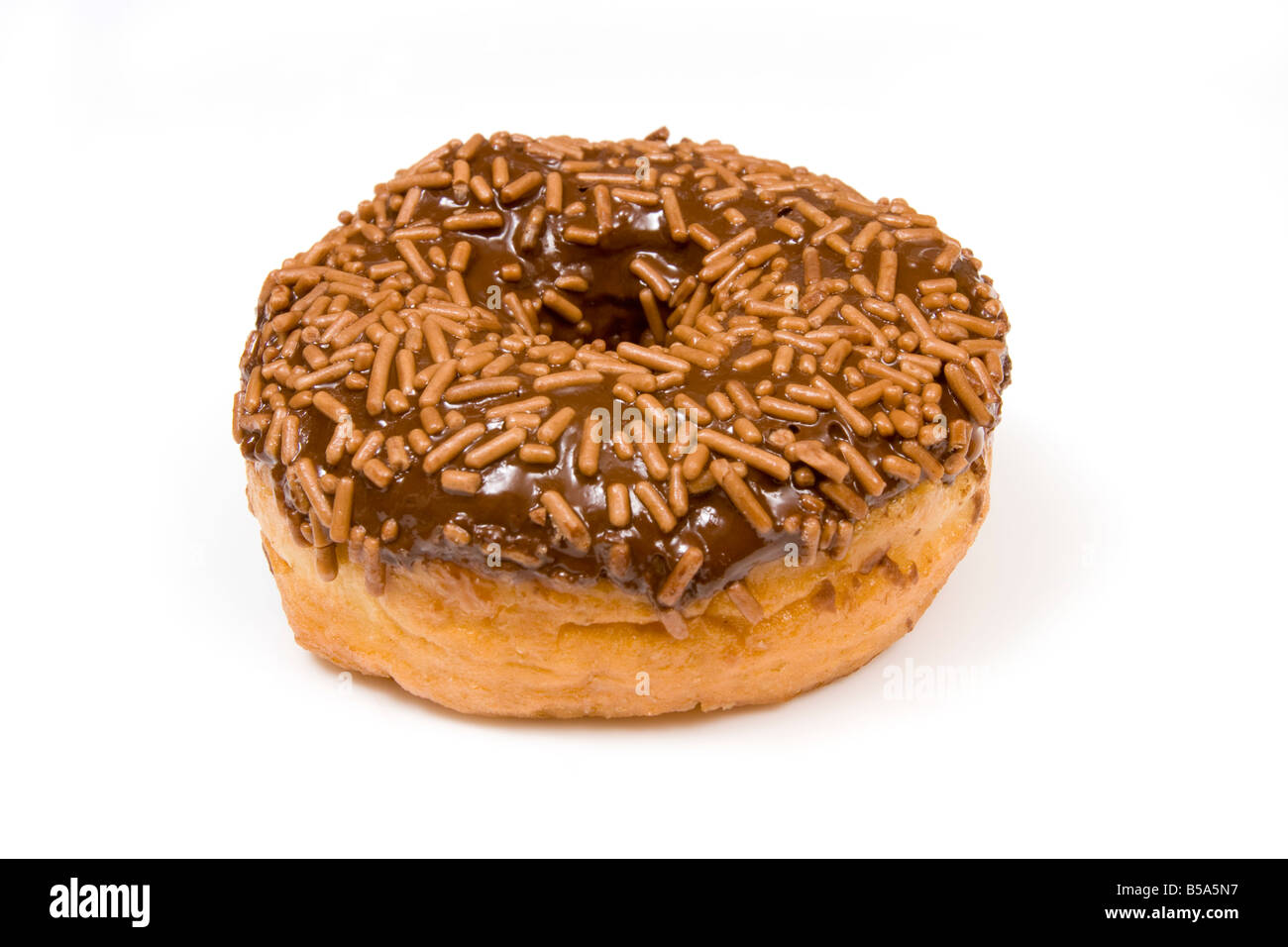 Ring doughnut isolated on a white studio background Stock Photo - Alamy