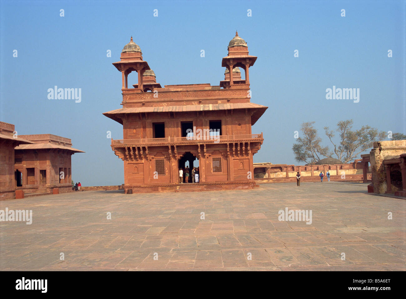 Fatehpur Sikri, built by Akbar in 1570 as his administrative capital, later abandoned, Uttar Pradesh state, India Stock Photo