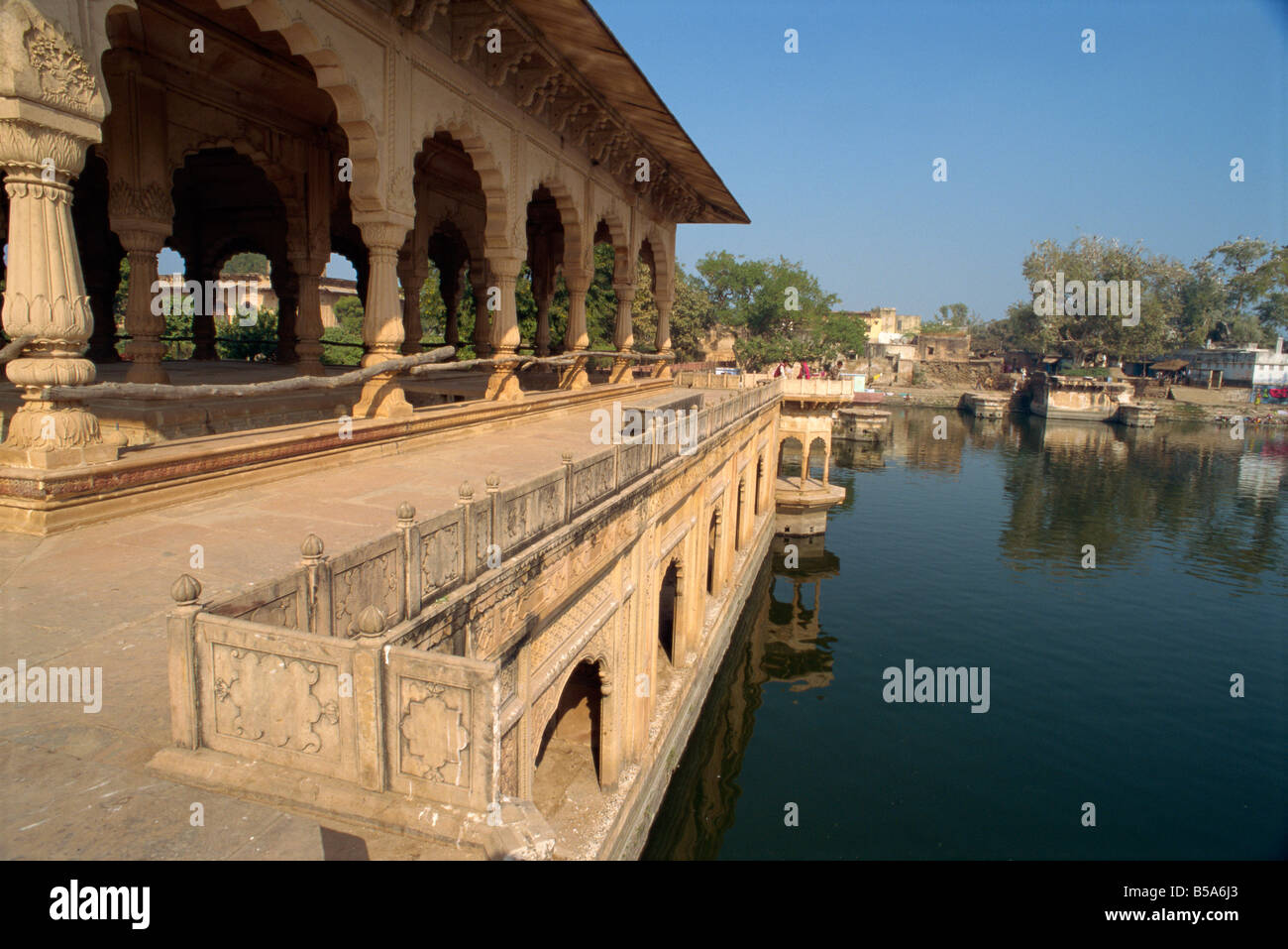 Summer Palace built in 1768 with over 2000 fountains Deeg Rajasthan state India Asia Stock Photo