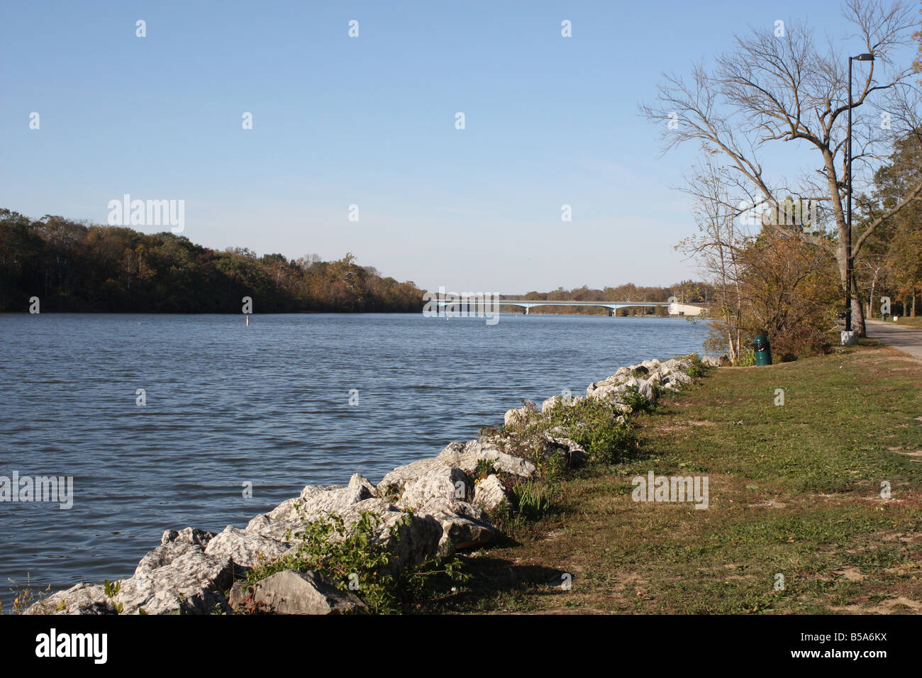 Scioto river Columbus Ohio Stock Photo Alamy
