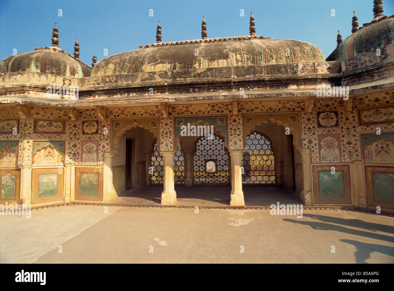 Amber Palace and Fort built in 1592 by Maharajah Man Singh Jaipur Rajasthan state India Asia Stock Photo