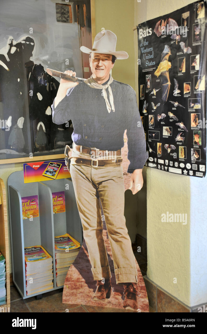 A life size card board John Wayne in the visitor centre of Lordsburg, New Mexico Stock Photo Alamy