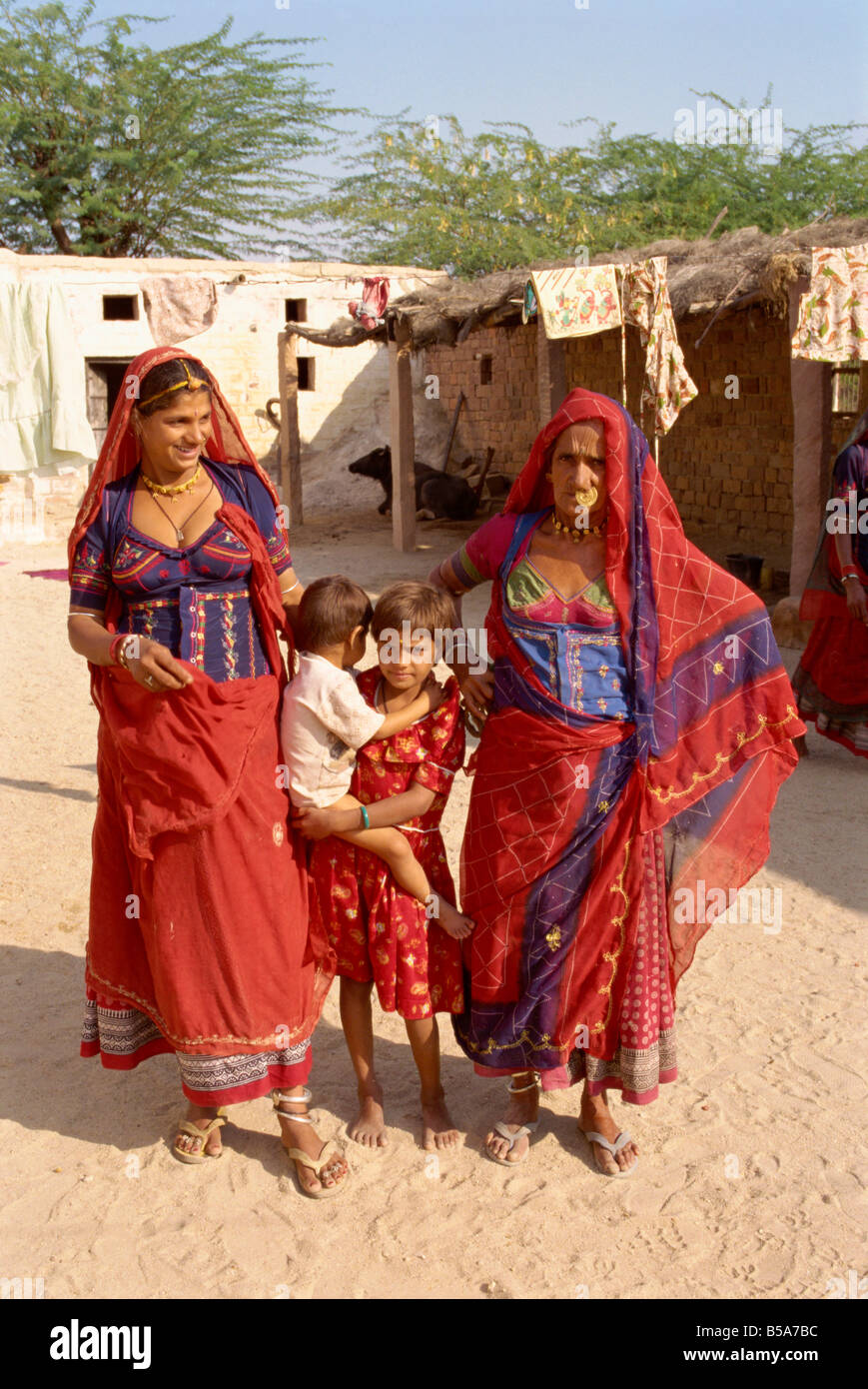 Village life near Jodhpur Rajasthan state India Asia Stock Photo Alamy