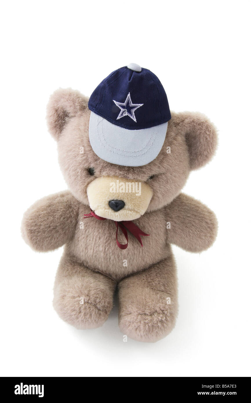 Teddy Bear with Cap Stock Photo