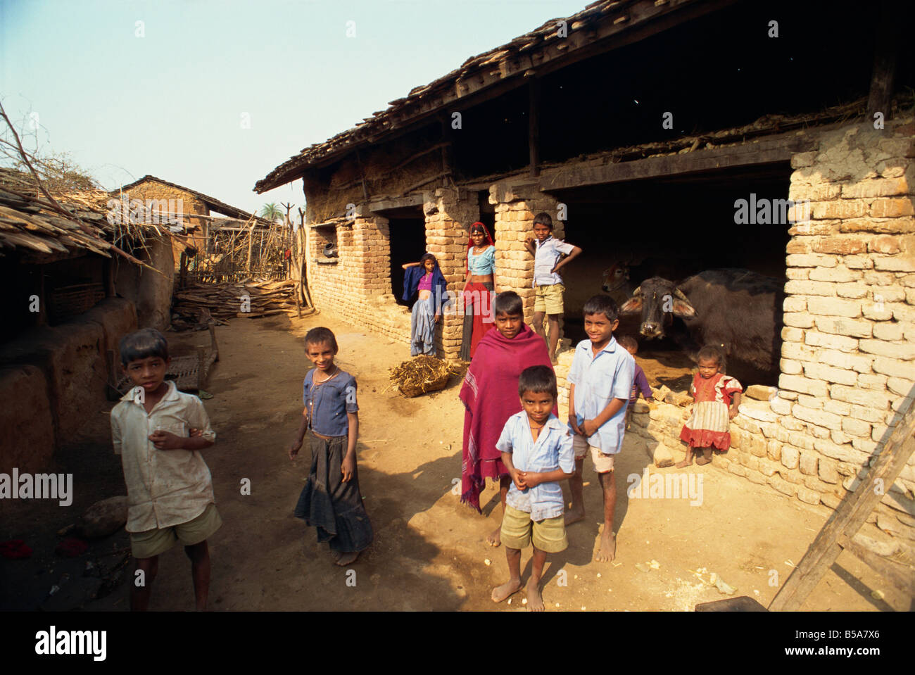 Village life Dhariyawad Rajasthan state India Asia Stock Photo Alamy