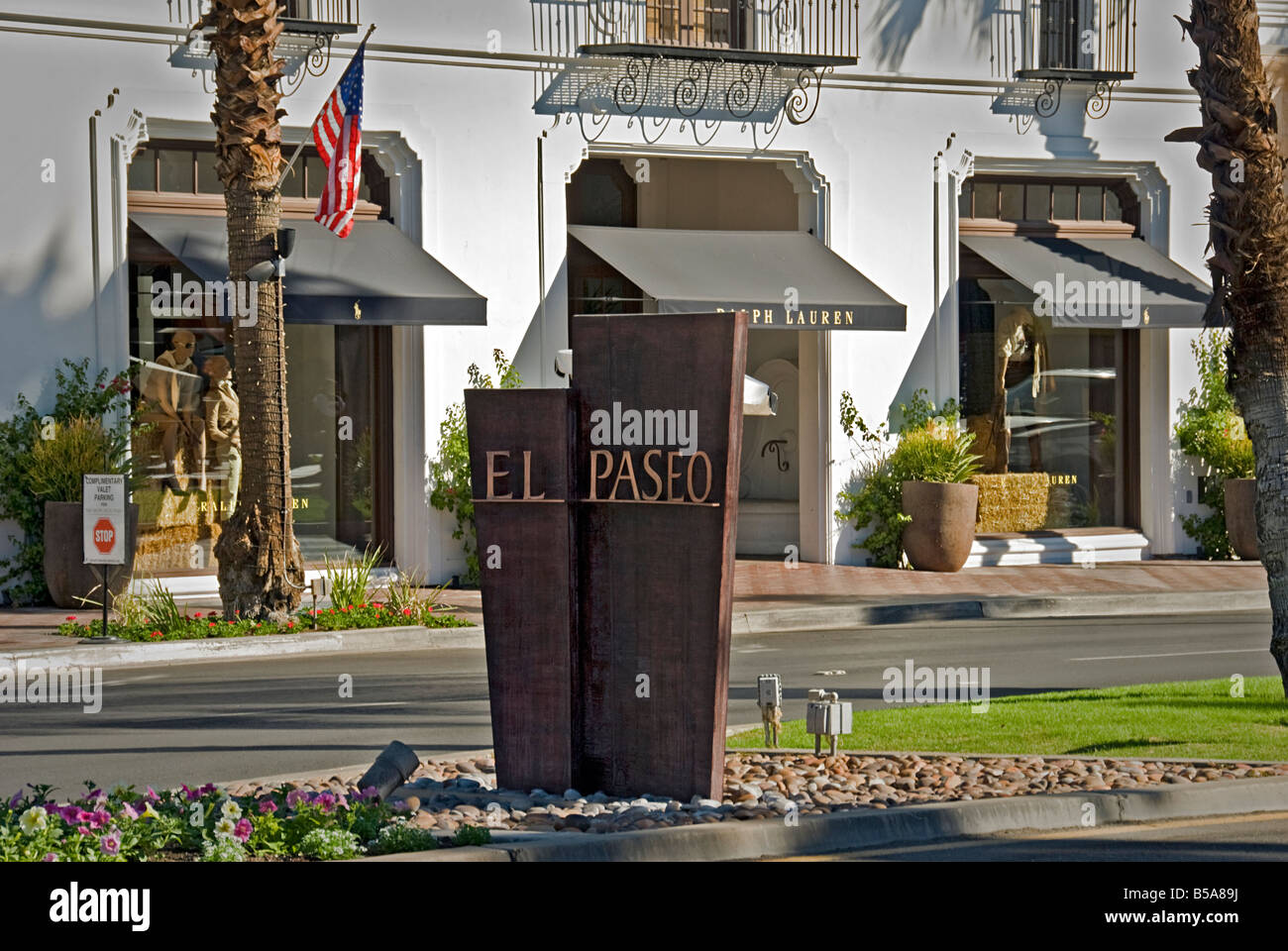 Palm Desert CA art El Paseo Drive collection of playfully