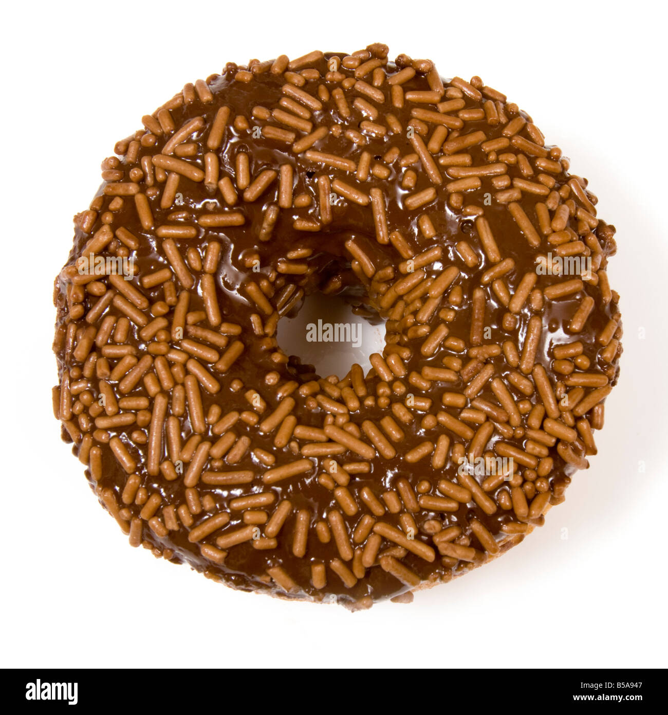 Ring doughnut isolated on a white studio background Stock Photo - Alamy