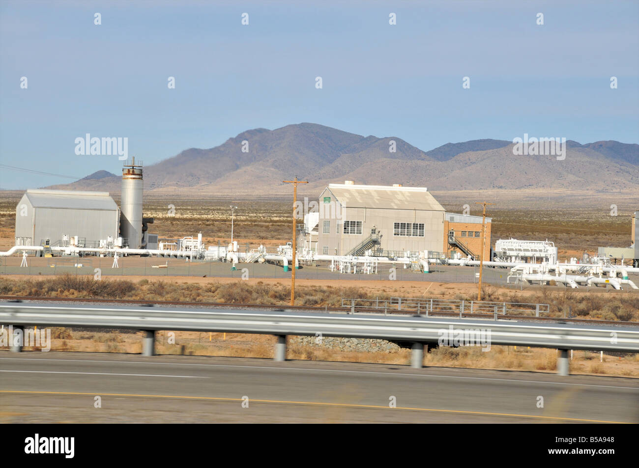 El Paso Gas Pumping station in Lordsburg, New Mexico Stock Photo Alamy