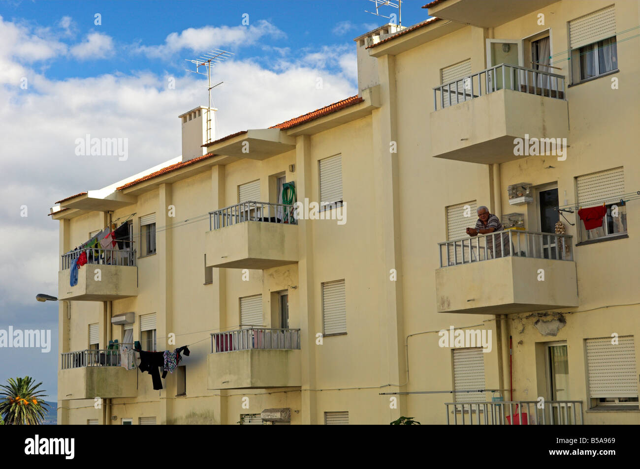 Block of flats balcony hi-res stock photography and images - Alamy