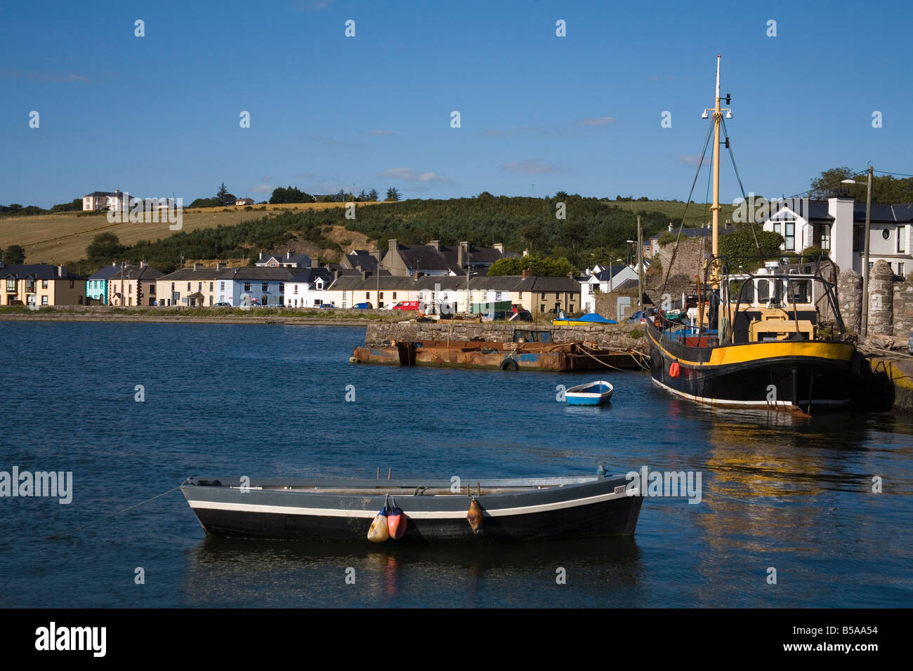 Arthurstown Pier, County Wexford, Leinster, Republic of Ireland, Europe Stock Photo